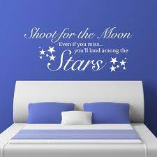 The Moon Quote Wall Sticker Decal