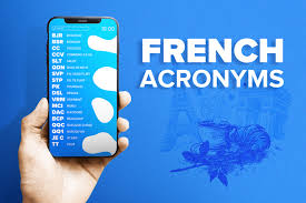 81 french acronyms and abbreviations to