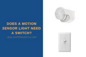 Motion Sensor Light Need A Switch
