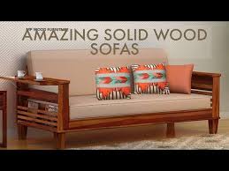 Wooden Sofas In Sheesham Teak