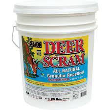 deer scram granular repellent 25 lbs