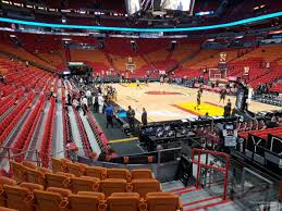 Americanairlines Arena Section 114 Miami Heat