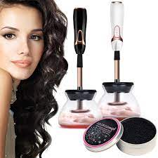 makeup brush cleaner and dryer electric