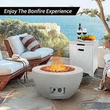 Metal Propane Gas Fire Pit Table