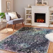 abstract area rug 150110