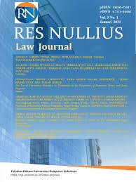 res nullius law journal