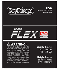 User Manual Peg Perego Viaggio Flex 120