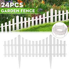 In addition, the rabbit fence in a box kit is easily expandable to enclose the largest of gardens. On Clearance 24 Pack White Vinyl Picket Garden Border Fence 48 Ft Long Garden Border Fencing Fence Pannels Outdoor Landscape Decor Edging Yard Walmart Com Walmart Com