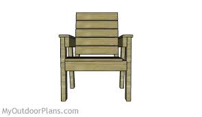 how to build a garden chair