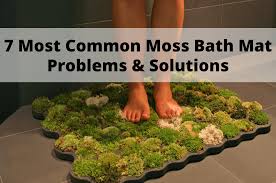 7 most common moss bath mat problems