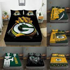 Green Bay Packers 3pcs Fitted Sheet