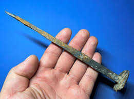 ancient roman iron crucifixion nail