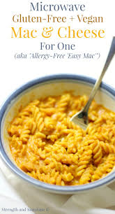 microwave gluten free vegan mac