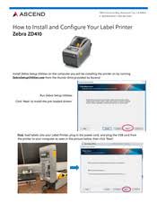 Printing files using zebra setup utilities. Zebra Zd410 Manuals Manualslib