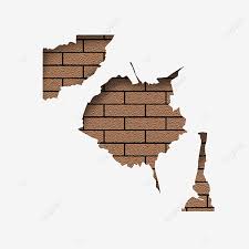 Broken Brick Wall Clipart Transpa