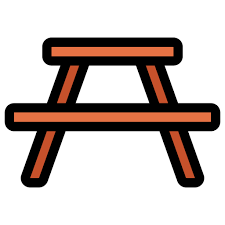 Outdoor Table Generic Outline Color Icon