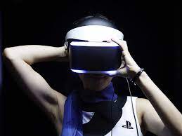 white and black sony ps vr playstation