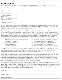 Internship Cover Letter Resumepower