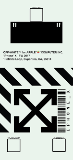 iPhone X Off-White Wallpaper : r ...