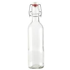 Clear Swingtop Glass Bottle 12 5 Oz