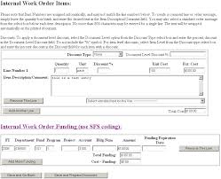 How To Create An Internal Work Order Using The Internal Work