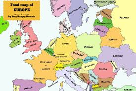 Click on a region to see a plot of new cases vs time. Food Map Of Europe What To Eat In Europe