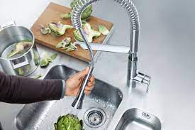 the kitchen faucet pull down pull out
