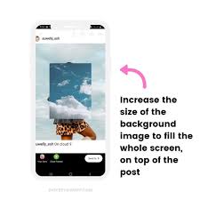 add background photo when sharing a