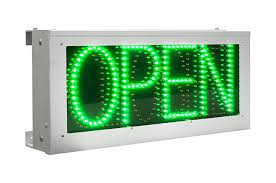 Outdoor Led Sign Open Closed Tss Car