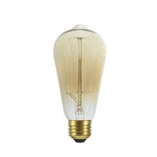 Shop Aspen Creative S19 Vintage Edison Filament Light Bulb 40 Watt Medium E26 Base Amber Set Of 6 Overstock 31308701