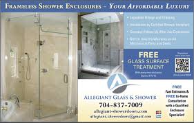 Allegiant Glass Showers Artisans In