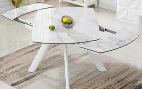 Oval Extendable Ceramic Dining Table