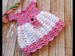 crochet baby dress tutorial free