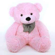 a charming pink teddy bear