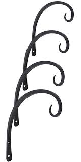 achla downcurled wrought iron wall