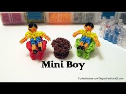 rainbow loom mini boy action figure