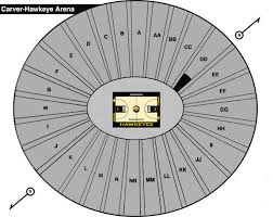Carver Hawkeye Arena Seating Chart Iowa Hawkeyes