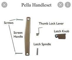 New Pella Sliding Door Screen Handle R