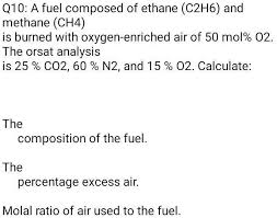 Ethane C2h6 And Methane Ch4