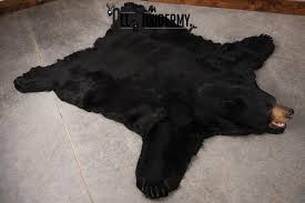 black bear taxidermy rug sku 2607 all