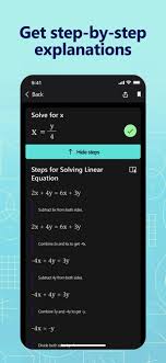 Microsoft Math Solver On The App