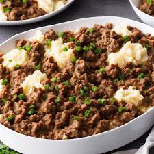 ground beef and mashed potato cerole