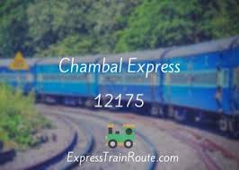 Chambal Express - 12175 Route, Schedule, Status & TimeTable