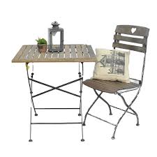 Super easy side table to match the bristol outdoor lounge chairs! Luckywind Antique Vintage Rustic Metal Folding Bistro Set Outdoor Garden Furniture Set Wooden Metal Folding Table And Chairs Buy Table And Chairs Table Chair Folding Table Chairs Product On Alibaba Com