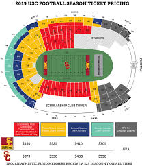 Seating Chart For L A Memorial Coliseum Memorial Coliseum
