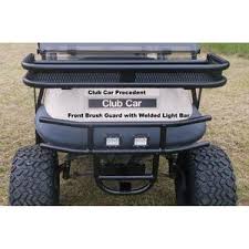 Grizzly Metalworks Golf Cart Front Brush Guard 2 Receiver Light Bar