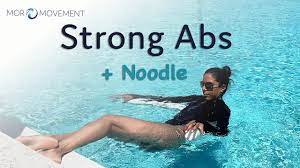 pool exercises for abs with noodle
