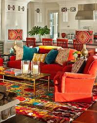 bohemian style for living room