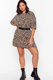 Our designs are exclusive, always in stock, and sourced by an la fashion producer, so you'll always be able to get something unique that your customers will love. Plus Size Leopard Print T Shirt Dress Nasty Gal