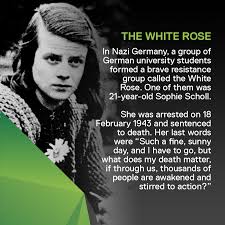 Sophia magdalena scholl was born in forchtenberg, germany in 1921. Sophie Scholl And The White Rose Smprsn